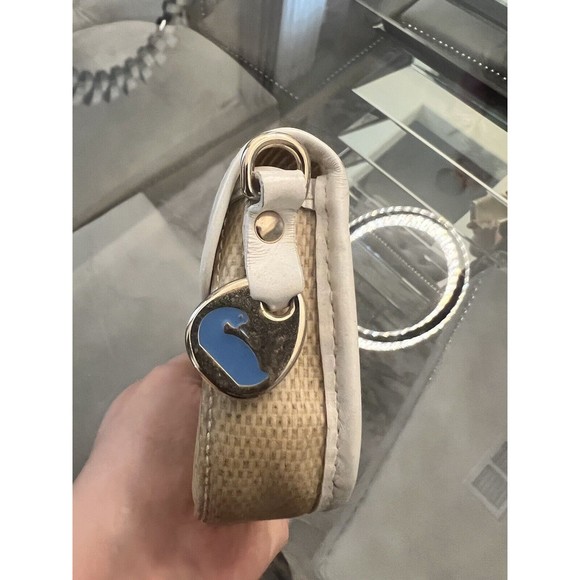 DOONEY & BOURKE 4Y20 BEIGE/WHITE FLAP WRISTLET - Picture 10 of 13